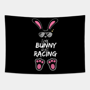 Some Bunny Loves Racing Easter Tapestry