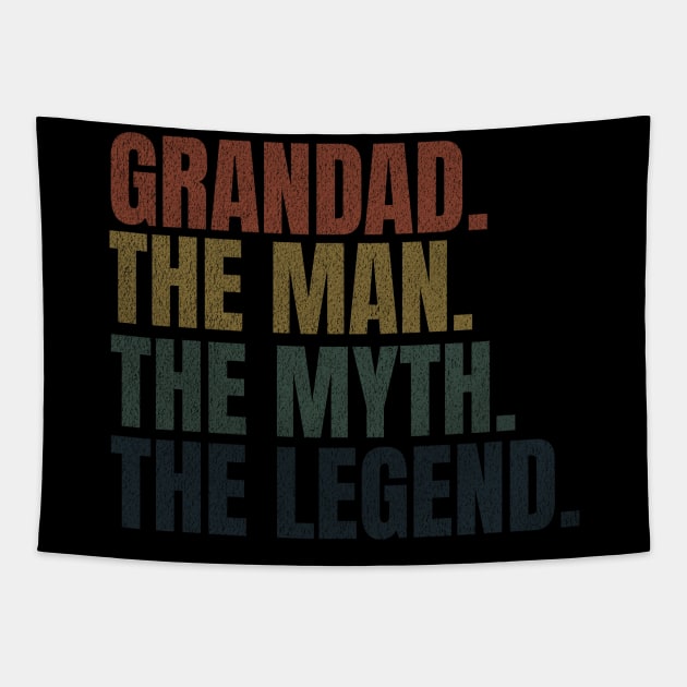 Grandad the legend Tapestry by Maison de Kitsch