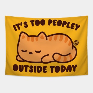 TOO PEOPLEY CAT Tapestry