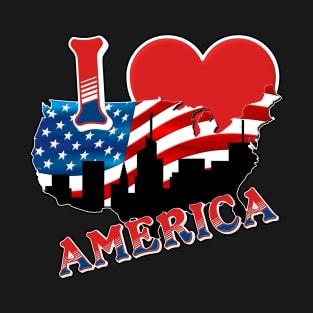 I Love America T-Shirt