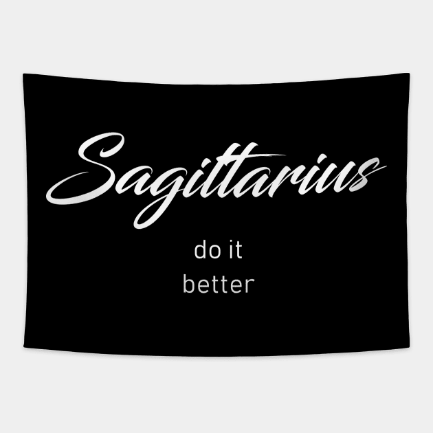 Sagittarius Do It Better Tapestry by redsoldesign