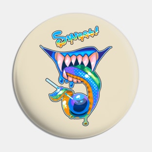 Sweet! Neon Candy Mouth Pin