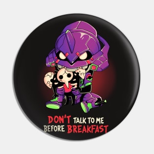 Berserk Breakfast Eva 01 Evangelion Pin