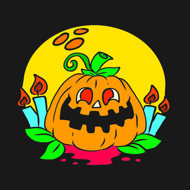 Halloween pictures on t-shirt for kids pumpkin by KK-Royal