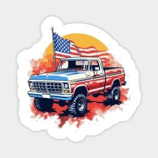 All American Truck Magnet