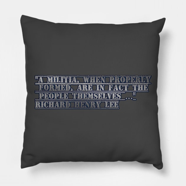 2nd amendment quote Pillow by Beastboy