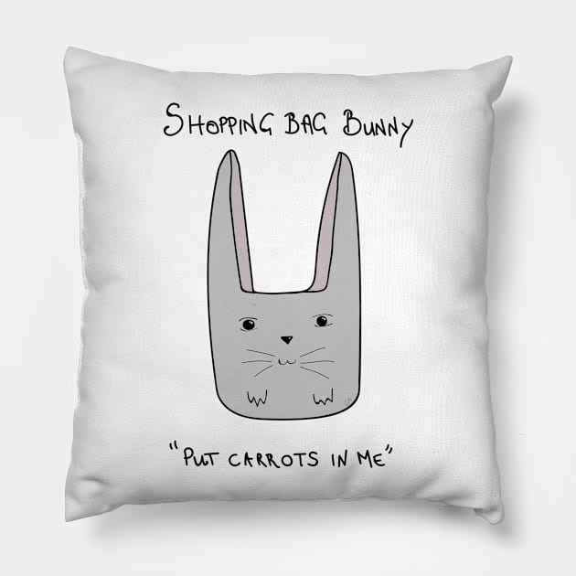 Bunny Bag Pillow by gmurphy328