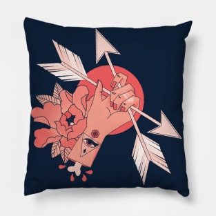 An Arrow in the Hand Pillow