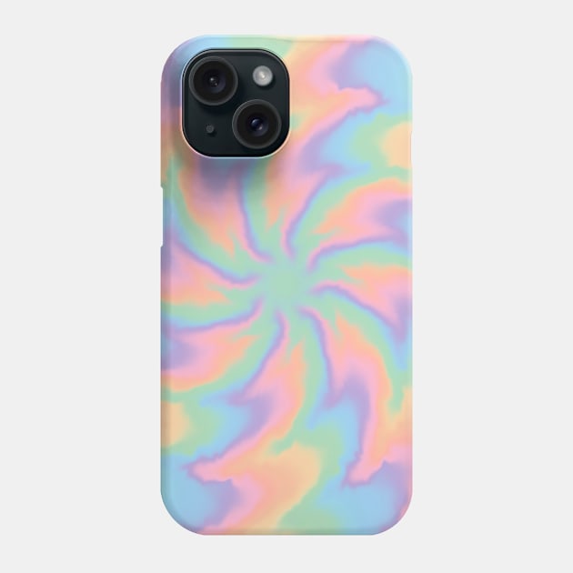 Rainbow Tie Dye  Colorful Phone Case by Trippycollage