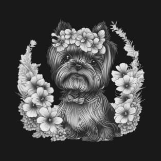 Yorkie Delight - Tiny but Mighty Charm T-Shirt