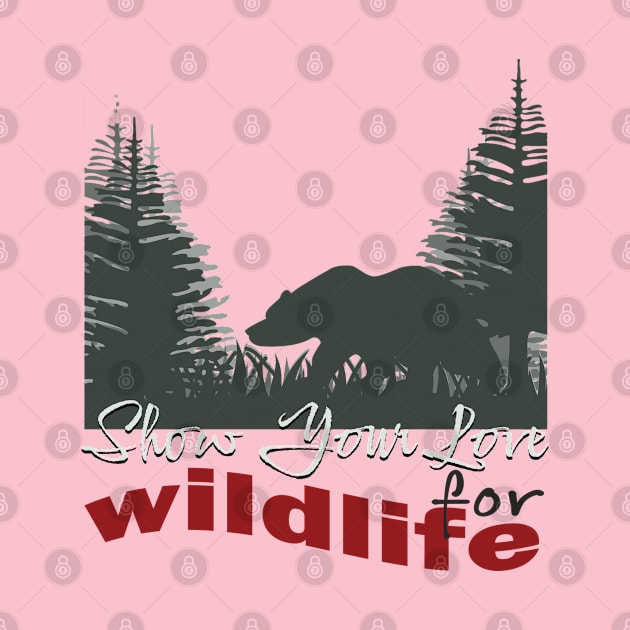 Show your love for wildlife by TeeText