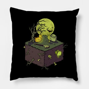 Halloween isometric design Pillow