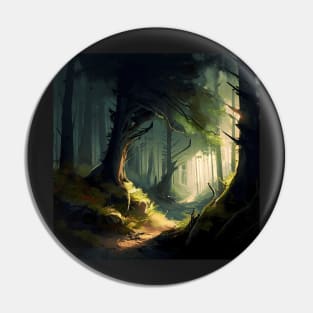 The Sunlit Forest Pin