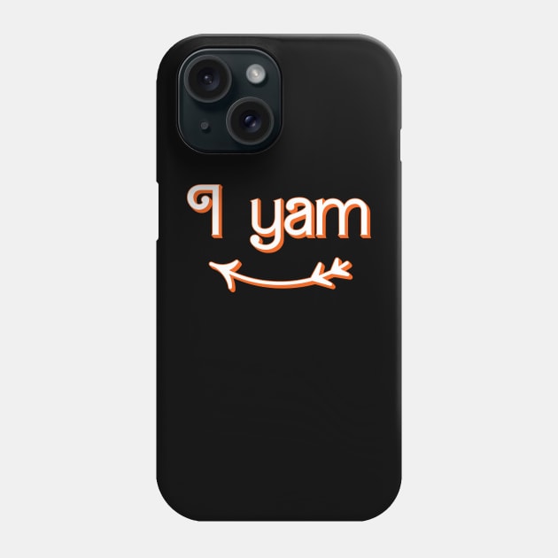 Thanksgiving Matching Couple She's My Sweet Potato I Yam Set Phone Case by StarMa