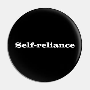 Self-reliance Pin