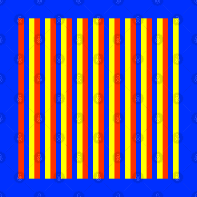 Primary Colors Stripes by Ecotone