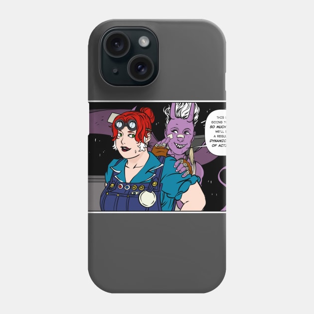 Lucy/Bella "Dynamic Duo" tee Phone Case by DrewEdwards