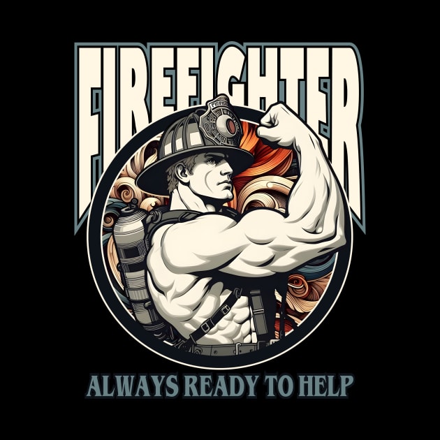 firefighter by sisidsi