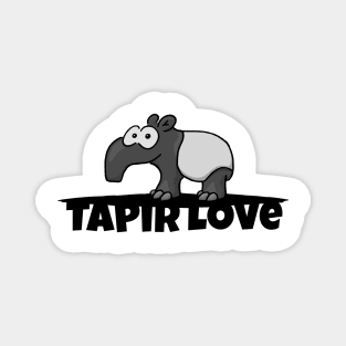 Cute Malayan Tapir Love I Love Tapirs Magnet