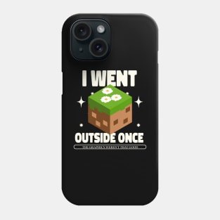 I Went Outside Once. The Graphics Weren't That Good Phone Case