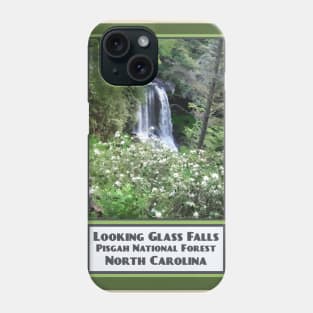 Vintage Travel Looking Glass Falls Phone Case