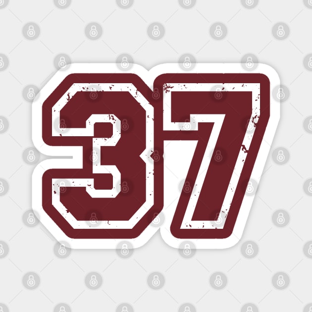 Sissy Baker Jersey #37 Magnet by Cabin_13