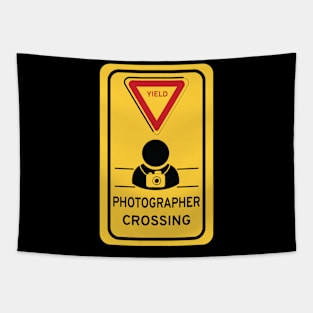 Photographer crossing shirt Tapestry