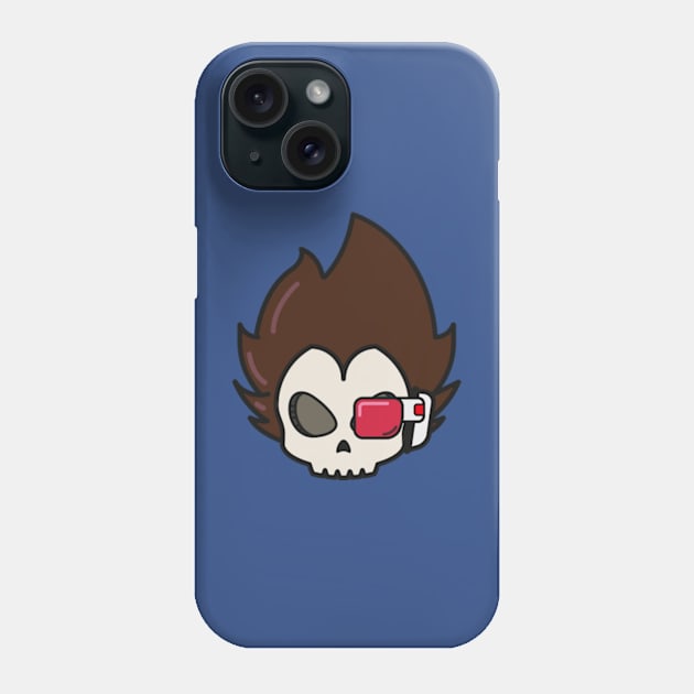 kawaii vegeta skull Phone Case by APDesign