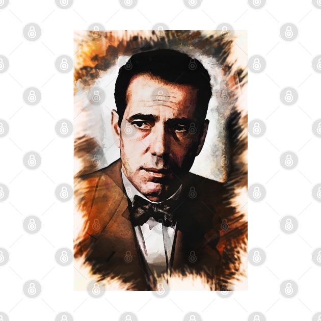 Humphrey Bogart portrait by Naumovski