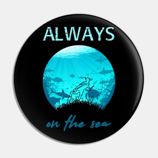 Always on the sea - Snorkeling Pin