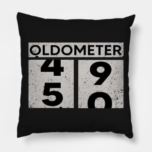 Oldometer 49-50 | 50th Birthday Gift Pillow