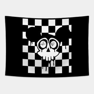 Black and White Scary Tapestry