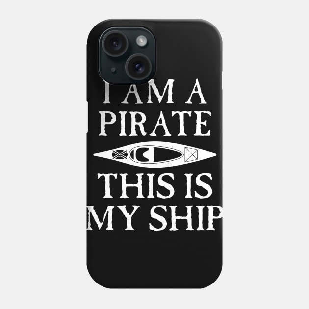 Pirate Kayak Phone Case by ZombieNinjas