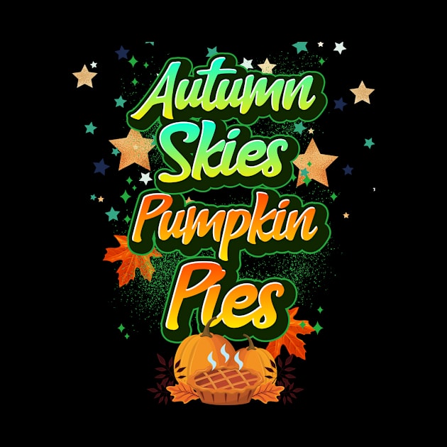 Autumn Skies and Pumpkin Pies by Ken Adams Store