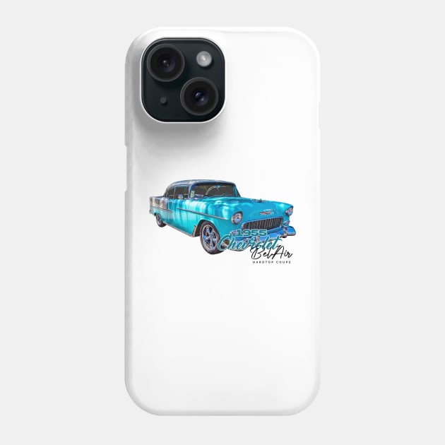 1955 Chevrolet Bel Air Hardtop Coupe Phone Case by Gestalt Imagery