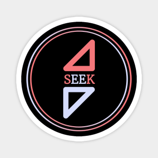 Seek Compass - travel & adventure Magnet