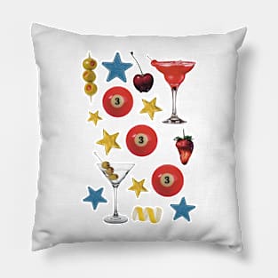 cocktail hour Pillow