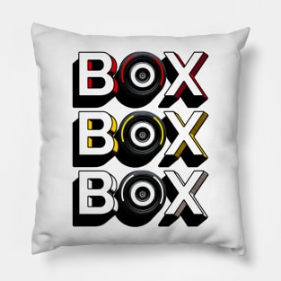 Box Box Box - Formula 1 tires design Pillow