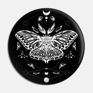 Death Moth Dark Mythology Pin