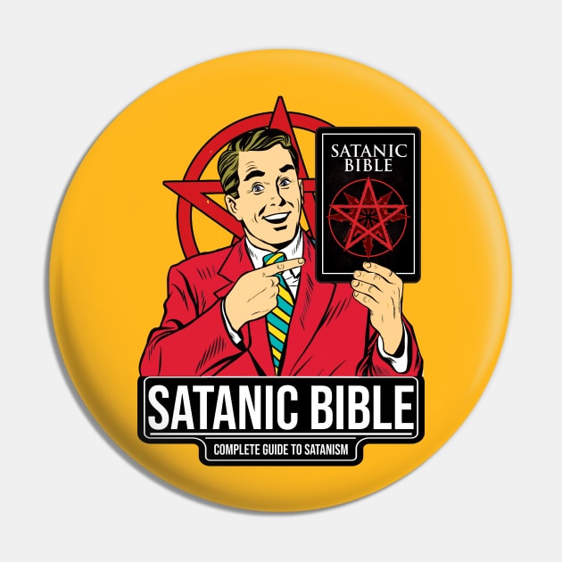 SATANIC BIBLE Pin by theanomalius_merch