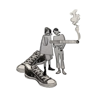 Shoe And Cigarette T-Shirt