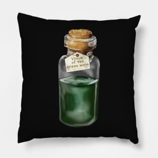 Venom of the Green Worm (aka the Enchantress) Pillow