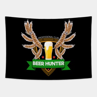 Beer Hunter Fun colorful Tapestry