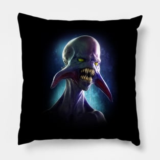 Purple demon Pillow