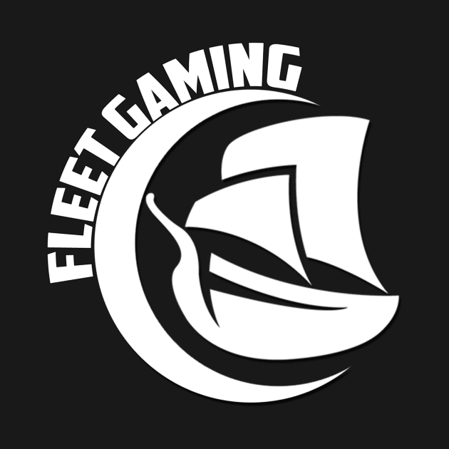 Fleet gaming white logo by FleetGaming