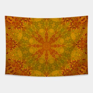 Sun Flower Mandala Tapestry