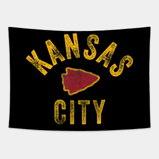 Kansas City Vintage Arrowhead Kc Fan Local Tapestry