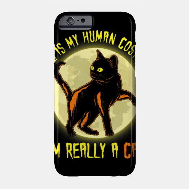 Funny Halloween This Is My Human Costume I M Really A Cat Gift