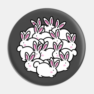 A Bunch of Bunnies Pin