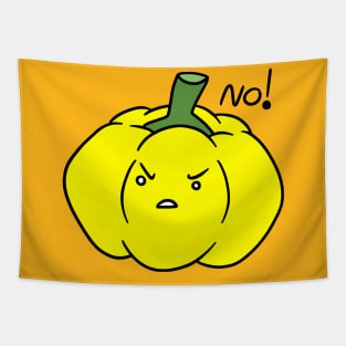 No - Yellow Bell Pepper Tapestry